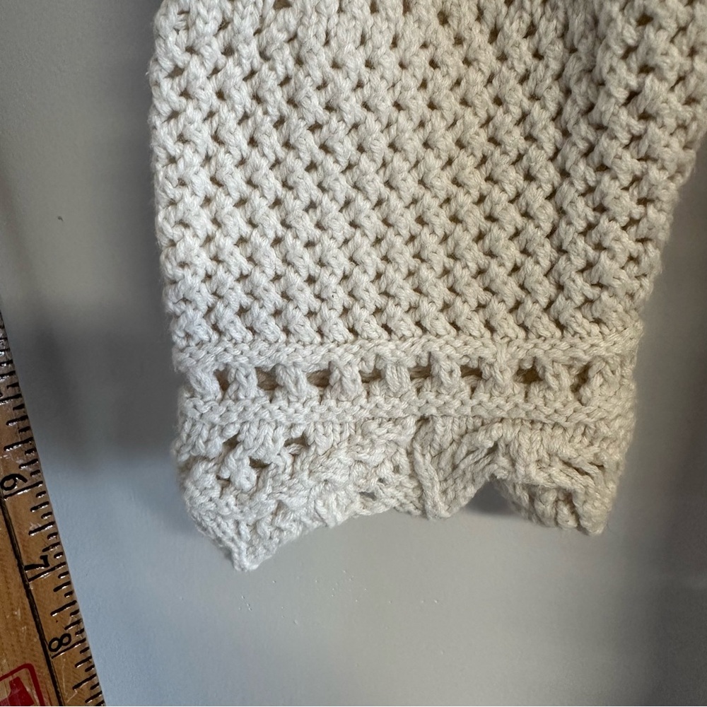 Freshman 1996 Cream‎ Knit Cardigan - Picture 4 of 7